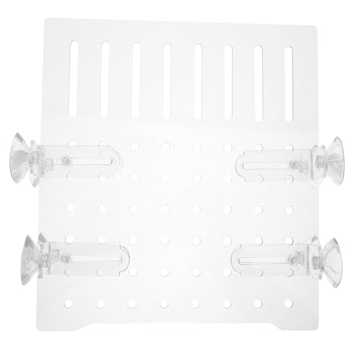 TOBBOMEY Transparent Acrylic Partition Board mit Mikrobohrungen für Einfache Fischtrennung mit Saugnäpfen zu Reinigen für Aquarien TOBBOMEY Transparent Acrylic Partition Board mit Mikrobohrungen für Einfache Fischtrennung mit Saugnäpfen zu Reinigen für Aquarien von TOBBOMEY