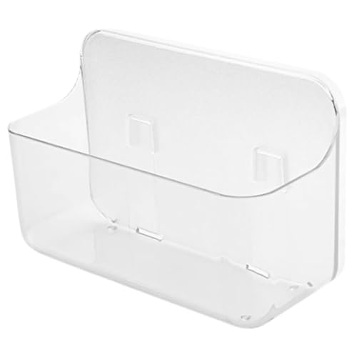 TOBBOMEY Transparente Große Wandmontierte Badezimmer Acrylablage mit Integriertem Ablaufloch Kratzfrei Vielseitig Einsetzbar als Küchen und Schlafzimmer Aufbewahrung Modernes Schwebendes von TOBBOMEY