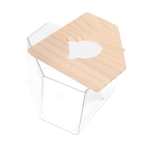 TOBBOMEY Transparente Hamster Sandbad Box mit Deckel Klare Hamster Badezimmer und Sandkasten Hygienisch Leicht zu Reinigen und Multifunktional als Buddelspielzeug TOBBOMEY Transparente Hamster Sandbad Box mit Deckel Klare Hamster Badezimmer und Sandkasten Hygienisch Leicht zu Reinigen und Multifunktional als Buddelspielzeug von TOBBOMEY