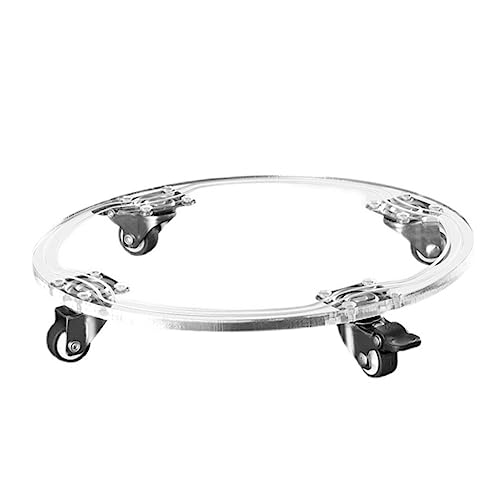 TOBBOMEY Transparenter Runder Blumentopf Untersetzer mit Robustes Pet Acryl Rutschfestes Transportbrett für Pflanzkübel Außen und Innen Schützender Abschluss gegen Verrutschen TOBBOMEY Transparenter Runder Blumentopf Untersetzer mit Robustes Pet Acryl Rutschfestes Transportbrett für Pflanzkübel Außen und Innen Schützender Abschluss gegen Verrutschen von TOBBOMEY