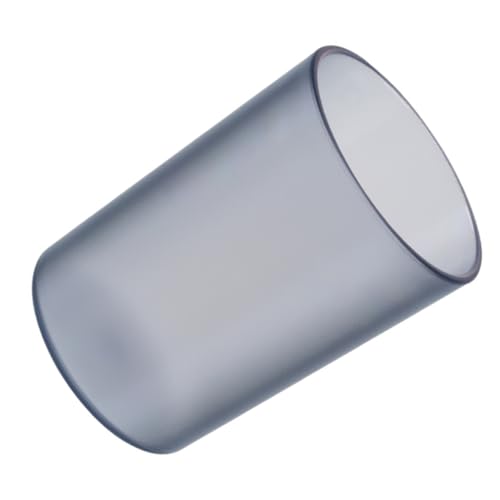 TOBBOMEY Transparenter Zahnbürstenbecher aus Robustem Design für Erwachsene und Vielseitig Trinkbecher und Kaffeebecher Transparent von TOBBOMEY
