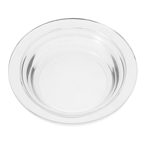 TOBBOMEY Transparentes Glas tablett Aromatherapie Ersatz wachswärmer Platte Sicheres Leicht zu Reinigendes Glas Zubehör für Duftlampen und Wachswärmer Zuhause von TOBBOMEY