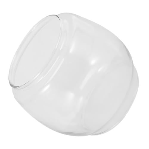 TOBBOMEY Transparentes Glaslampenschirm Ersatz für Petroleum Öllampen Hitzebeständiger Klarer Kerosinlampenschirm mit Einfachem Einbau Langlebiges Windlicht zubehör für Nostalgische von TOBBOMEY