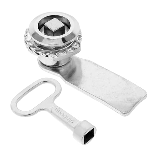 TOBBOMEY Tubular Schlüsselzylinderschloss mit Flügelschlosszylinder Robustes Sicherheits cam schloss aus Legierung Installieren Vielseitig für Verteiler Elektroschränke Mülltonnen Geeignet von TOBBOMEY