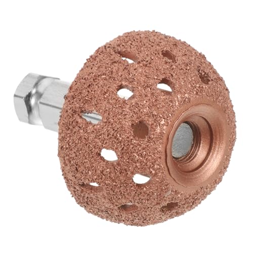 TOBBOMEY Tungstenstahl reifenschleifkopf Dome Buffing Wheel mit Verbindungsstange Leichtes Auto Reifenreparatur Werkzeug für Pneumatikgeräte Langlebig und Kompakt für Werkstattgebrauch von TOBBOMEY