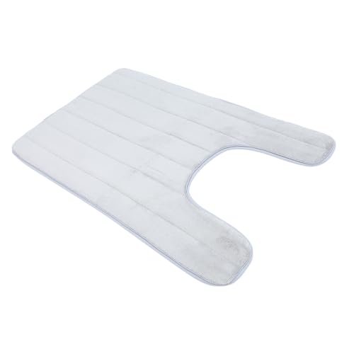 TOBBOMEY U Förmige Memory Schaum Wc Matte rutschfeste Saugfähige Badvorleger Bodenmatte für Badezimmer Waschbare Weiche Fußpolsterung Rutsch Toiletten Fußkissen TOBBOMEY U Förmige Memory Schaum Wc Matte rutschfeste Saugfähige Badvorleger Bodenmatte für Badezimmer Waschbare Weiche Fußpolsterung Rutsch Toiletten Fußkissen von TOBBOMEY