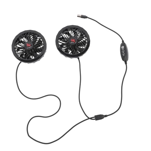 TOBBOMEY USB Betriebener Leichter Cooling Clothes Fan aus Langlebigem und Energiesparend und Leise als Persönliches Kühlgerät für Heiße Sommertage und Luftgekühlte Kleidung von TOBBOMEY