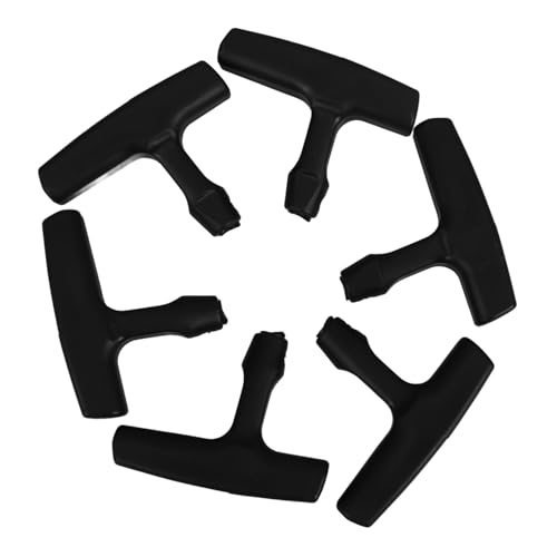 TOBBOMEY Universeller Startergriff Seilzugstarter Ersatzgriff für Rasenmäher Motorsäge Trimmer Generatoren Komfortabler Griff Langlebig Robust Schwarz von TOBBOMEY