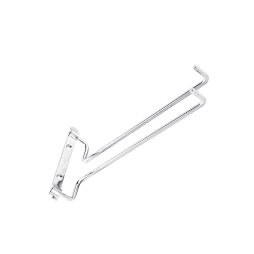 TOBBOMEY Verchromter Weinglashalter zum Aufhängen Reihiger Metallhalter für Stielgläser Platzsparendes Weinregal zur Wandmontage Sicherer Glashalter für Bar Küche Restaurant Stilvolle TOBBOMEY Verchromter Weinglashalter zum Aufhängen Reihiger Metallhalter für Stielgläser Platzsparendes Weinregal zur Wandmontage Sicherer Glashalter für Bar Küche Restaurant Stilvolle von TOBBOMEY