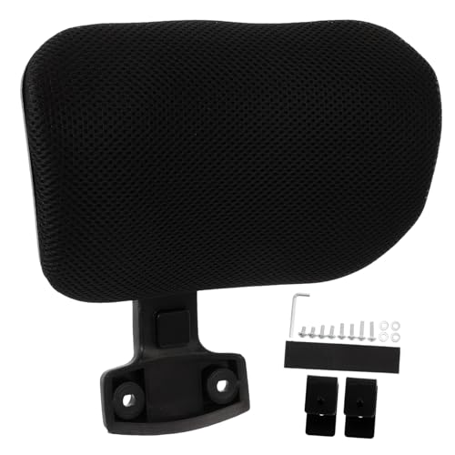 TOBBOMEY Verstellbare Bürostuhl Kopfstütze Aufsatz Dicker Clip Ergonomische Nackenstütze Retrofitsitzkissen für Computerstühle und Office-drehstühle von TOBBOMEY