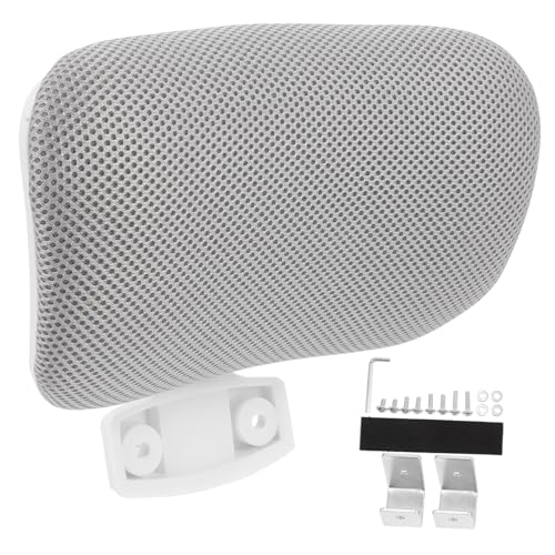 TOBBOMEY Verstellbare Bürostuhl Kopfstütze Ergonomisch Komfortables Kopfkissen für Schreibtischstuhl Weiches Langlebiges Material Einfache Montage für Büro und Home Office von TOBBOMEY