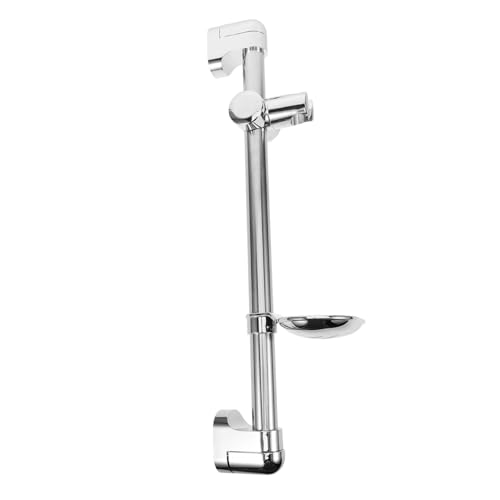 TOBBOMEY Verstellbare Duschstange aus Edelstahl mit Seifenablage Rostfrei Höhenverstellbarer Brausehalter für Handbrause Praktische Badezimmer Duschkopfhalterung mit Robuster Wandmontage TOBBOMEY Verstellbare Duschstange aus Edelstahl mit Seifenablage Rostfrei Höhenverstellbarer Brausehalter für Handbrause Praktische Badezimmer Duschkopfhalterung mit Robuster Wandmontage von TOBBOMEY