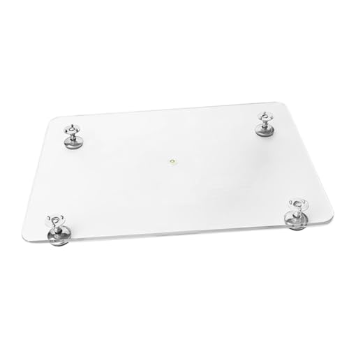 TOBBOMEY Verstellbarer Resin Nivelliertisch mit DIY Design Höhenverstellbare Plattform für Schmuckarbeiten Stabile Ausgleichende Arbeitsfläche für Büro Studium und Handwerk von TOBBOMEY