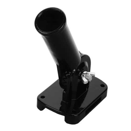 TOBBOMEY Verstellbarer Wandhalter für Fahnenmast Innendurchmesser Schwenkbar Stabile Wandhalterung für Balkon Garten Terrasse Vielseitiger Fahnenmast Halter Einfach Montierbar von TOBBOMEY