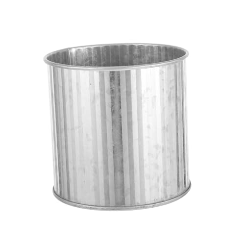 TOBBOMEY Vintage Blumentopf Aus Eisen Pflanzgefäß Mit Rustikalem Design Dekorativer Blecheimer Für Innen Und Außen Verzinkter Metall-Eimer Für Garten Und Balkon Bauernhaus-blumenhalter Für TOBBOMEY Vintage Blumentopf Aus Eisen Pflanzgefäß Mit Rustikalem Design Dekorativer Blecheimer Für Innen Und Außen Verzinkter Metall-Eimer Für Garten Und Balkon Bauernhaus-blumenhalter Für von TOBBOMEY