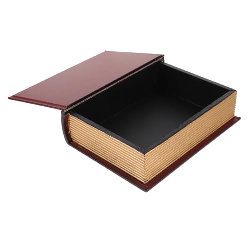 TOBBOMEY Vintage Faux Books Aufbewahrungsbox im Retro Stil Große Dekorative Buchbox mit Antikem Design Stilvolle Lagerung für Bücherregal Büro und Wohnraum Aufbewahrungsbehälter und von TOBBOMEY