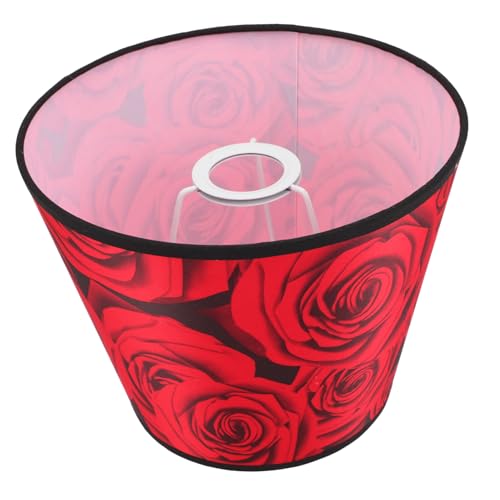 TOBBOMEY Vintage Kleine Barrel Lampenschirme aus Halbkreisförmiger Lampenschirm für Stehlampe Roter Leinen Lampenschirm Blendfreier Schutz Installieren für Schlafzimmer und Wohnzimmer TOBBOMEY Vintage Kleine Barrel Lampenschirme aus Halbkreisförmiger Lampenschirm für Stehlampe Roter Leinen Lampenschirm Blendfreier Schutz Installieren für Schlafzimmer und Wohnzimmer von TOBBOMEY