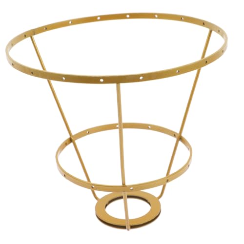 TOBBOMEY Vintage Lampenschirm Ring Doppel Layer Lampenschirmhalter für Tischlampe DIY Lampenschirmrahmen Lampenzubehör Robust und Formstabil TOBBOMEY Vintage Lampenschirm Ring Doppel Layer Lampenschirmhalter für Tischlampe DIY Lampenschirmrahmen Lampenzubehör Robust und Formstabil von TOBBOMEY