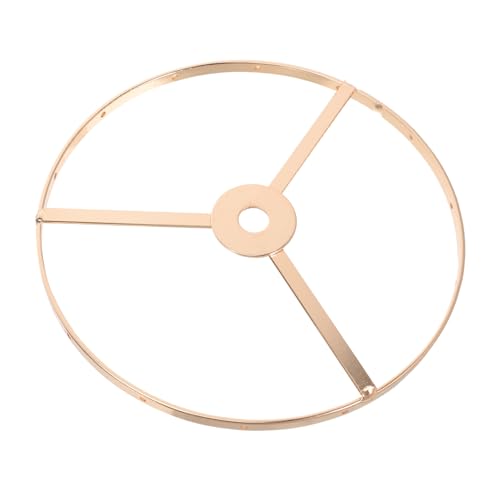 TOBBOMEY Vintage Lampenschirm für Diy Tisch und Pendelleuchten Eleganter Goldener Halter für Kreative Beleuchtung Wohnräumen Durchmesser für Lichtgestaltungen von TOBBOMEY