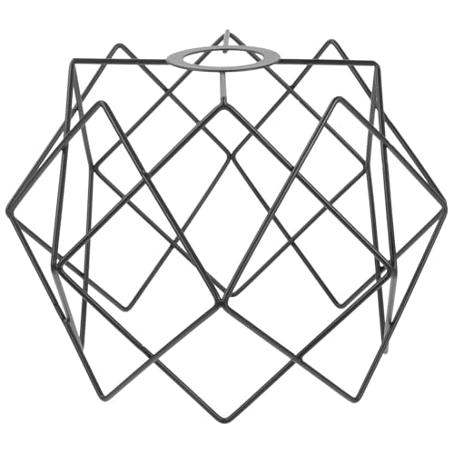 TOBBOMEY Vintage Metall Lampenschirm für Pendelleuchte Leichtes Einfach zu Montierendes Hohl Gestaltetes Eisen design Kompakte Dekorative Hängelampe für Schlafzimmer Hotel und Wohnzimmer von TOBBOMEY