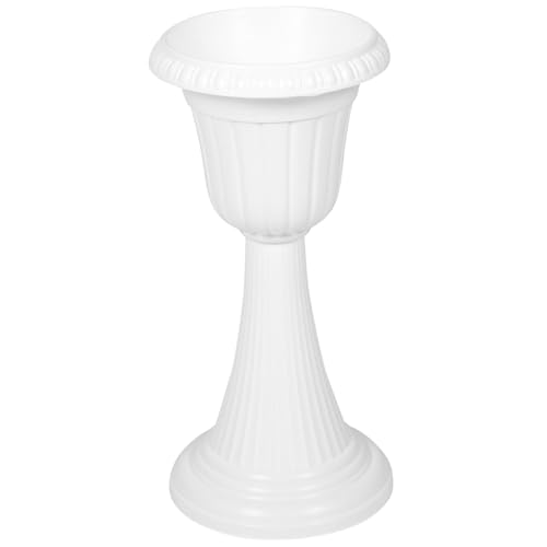 TOBBOMEY Vintage Römischer Säulen blumenkübel aus Kunststoff Eleganter Römischer Pflanzer für Balkon und Terrasse Dekorativer Großer Urnen blumentopf im Europäischen Stil für Garten und TOBBOMEY Vintage Römischer Säulen blumenkübel aus Kunststoff Eleganter Römischer Pflanzer für Balkon und Terrasse Dekorativer Großer Urnen blumentopf im Europäischen Stil für Garten und von TOBBOMEY