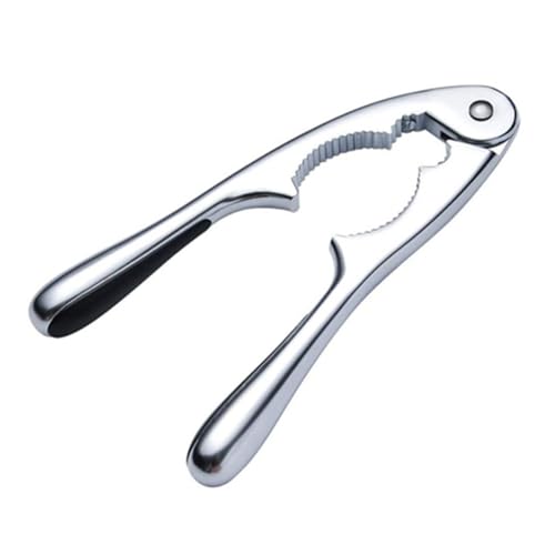 TOBBOMEY Walnussöffner aus Edelstahl Robustes Küchen Gadget mit Ergonomischem Griff Rutschfest und Zeitsparend Vielseitig und Tragbar für Walnüsse Haselnüsse Pekannüsse zum Einfachen von TOBBOMEY