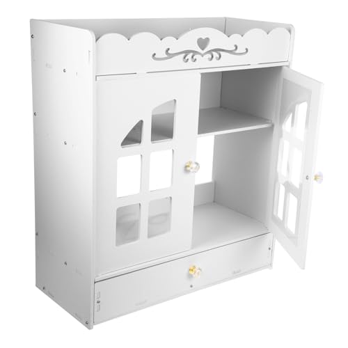 TOBBOMEY Wandhängeschrank Badezimmer Organizer Wandregal mit Doppeltür Staubschutz Badzubehör Aufbewahrung Kosmetikregal für Waschraum TOBBOMEY Wandhängeschrank Badezimmer Organizer Wandregal mit Doppeltür Staubschutz Badzubehör Aufbewahrung Kosmetikregal für Waschraum von TOBBOMEY