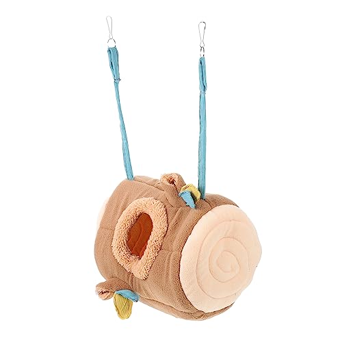 TOBBOMEY Warmer Baumwoll Hamster Schlafplatz Kleintier Kuschelnest Winterbett für Kleine Haustiere Leicht Tragbar für Meerschweinchen und Nager Gemütliches Versteck für Kalte Jahreszeiten von TOBBOMEY