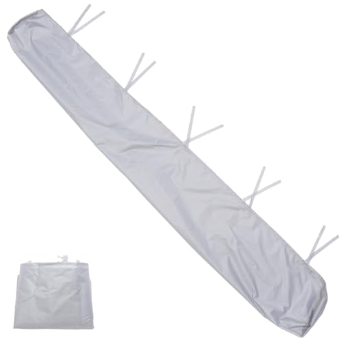 TOBBOMEY Wasserdichte Oxford Markisenabdeckung Winddichte Terrassendach Schutzplane UV beständig für Outdoor Sonnenschutz und Rolladen Schutz von TOBBOMEY