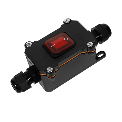 TOBBOMEY Wasserdichter Outdoor Inline Schnurschalter Umschalter Robust Langlebig für Garten und Außenbereich Geeignet Schutz TOBBOMEY Wasserdichter Outdoor Inline Schnurschalter Umschalter Robust Langlebig für Garten und Außenbereich Geeignet Schutz von TOBBOMEY