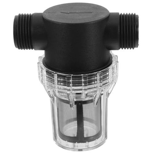TOBBOMEY Wasserfilter Mesh sieb Externer Gewindeanschluss Präzise Sedimentfiltration für Gartenschläuche Autowäsche Bewässerung und Aquarien Langlebiger Rohrfilter für Sauberes Wasser von TOBBOMEY