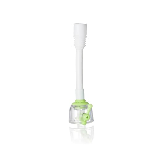 TOBBOMEY Wassersparender Wasserhahn Sprudler Aufsatz Grün Diffusor für Rund und Langform Wasserhähne Küchenarmatur Zubehör mit Wassersparfunktion Luftsprudler für Effiziente Nutzung von TOBBOMEY