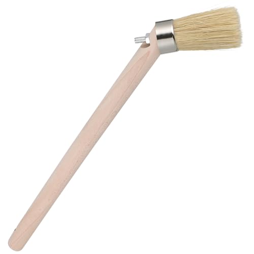 TOBBOMEY Winkel reifenpinsel Holzgriff Langlebig Vielseitig für Reifenpflege Reparatur und Montage Auto Reifenwartungsschmierstoff Pinsel von TOBBOMEY