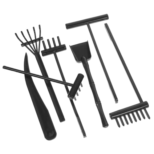 TOBBOMEY Zen Garten Sand Rechen Leichte Kunststoff Zen Garten Zubehör für Meditation und Entspannung für Sandkästen und Dekoration in Wohnzimmer und Büro TOBBOMEY Zen Garten Sand Rechen Leichte Kunststoff Zen Garten Zubehör für Meditation und Entspannung für Sandkästen und Dekoration in Wohnzimmer und Büro von TOBBOMEY