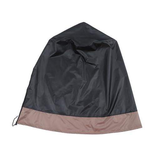 TOBBOMEY wasserdichte Polyester Gartenbrunnen Abdeckung mit Verstellbarem Kordelzug Wetterfeste Schutzhaube für Außen Springbrunnen UV Beständig und Schneesicher Leicht und Langlebig von TOBBOMEY