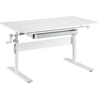 Kinderschreibtisch verstellbar 100 x 60 cm, mitwachsender Schreibtisch für Kinder neigungs-/höhenverstellbar mit Schublade - Toboli Kinderschreibtisch verstellbar 100 x 60 cm, mitwachsender Schreibtisch für Kinder neigungs-/höhenverstellbar mit Schublade - Toboli von TOBOLI
