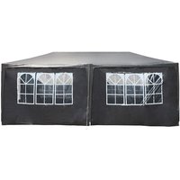 Wiltec Pavillon 3 x 6 m in Grau mit UV-Schutz 50+, Gartenpavillon mit aufrollbaren Seiten, Partyzelt mit Fenstern für z. B. Terrasse und Festival Wiltec Pavillon 3 x 6 m in Grau mit UV-Schutz 50+, Gartenpavillon mit aufrollbaren Seiten, Partyzelt mit Fenstern für z. B. Terrasse und Festival von TOBOLI