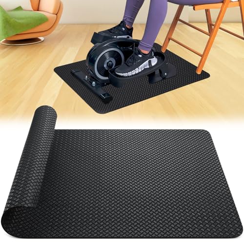 Upgraded rutschfeste Trainingsmatte, doppelseitige Anti-Rutsch-Ellipsen-Beintrainermatte, 60 x 43cm Bodenschutz-Trainingsunterlage für Ellipsentrainer unter dem Schreibtisch Fuß-und Beinpedaltrainer Upgraded rutschfeste Trainingsmatte, doppelseitige Anti-Rutsch-Ellipsen-Beintrainermatte, 60 x 43cm Bodenschutz-Trainingsunterlage für Ellipsentrainer unter dem Schreibtisch Fuß-und Beinpedaltrainer von TOBWOLF