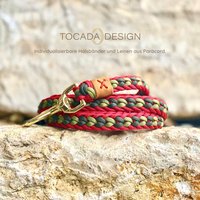 Flache Leine Für Hunde Aus Paracord - Verschiedene Variationen Möglich Individualisierbar von TOCADADESIGN