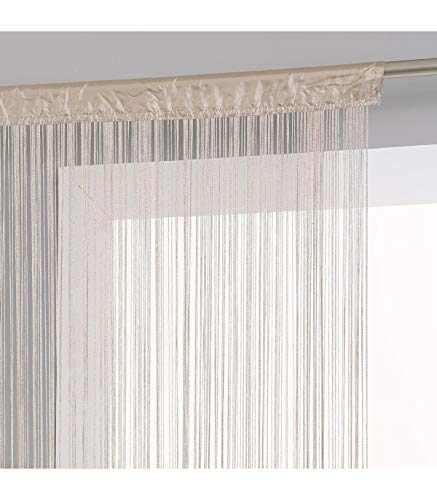 Atmosphera - Fadenvorhang, Leinen, 90 x 200 cm, Beige Atmosphera - Fadenvorhang, Leinen, 90 x 200 cm, Beige von TOCADIS