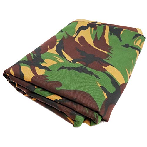 TODA Camouflage Stoff Tarndruck Flecktarn Militär NATO | 600 x 150 cm | reißfest | witterungsbeständig | Mischgewebe British DPM(Typ 20) von TESTEL