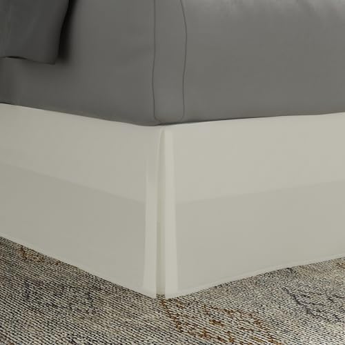TodaysHome Basic Mikrofaser Tailored Sham mit 5,1 cm Flansch 2, elfenbeinfarben, Queen von TODAY'S HOME