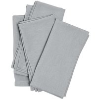 Servietten aus Baumwolle Uni, 4er-Set, 40 x 40 cm von TODAY