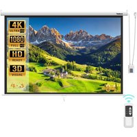 Motor Beamer Leinwand Elektrisch, Hängeleinwand 84 Zoll 128 x 170 cm, Format 4:3, Heimkino mit 4K Full hd 3D, Rolloleinwand für Heimkino und Motor Beamer Leinwand Elektrisch, Hängeleinwand 84 Zoll 128 x 170 cm, Format 4:3, Heimkino mit 4K Full hd 3D, Rolloleinwand für Heimkino und von TODECO
