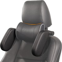 Repose Tete Voiture, Oreiller Appui-Tête 180° Réglable de Voiture, Oreillers de Cou pour Auto, Barre Réglable, cuir PVC,Noir von TODECO