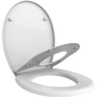 Todeco - Oval Klodeckel, Toilettensitz Familien, Familien wc Sitz, Toilettendeckel, Kinder wc Sitz, Sitzdurchmesser: Für Erwachsene: 29 x 23.5 cm von TODECO