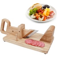 Wurstschneider, Küchen-Guillotine Hauptmaterial: Hevea Holz Material der Messerklinge: Edelstahl von TODECO