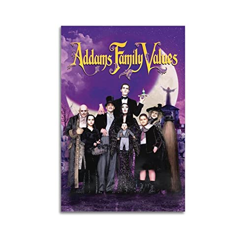 TOEWOE Addams Family Values (1993) Klassisches Filmposter für Zimmer, ästhetisch, dekorativer Leinwanddruck, Geschenk, 50 x 75 cm, ohne Rahmen von TOEWOE