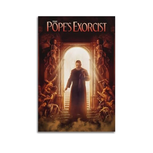 TOEWOE Filmposter "The Pope's Exorcist" (2023), Wandkunst zur Verschönerung Ihres Zimmers, ästhetischer Bild, Leinwanddruck, 30 x 45 cm, ungerahmter Stil von TOEWOE