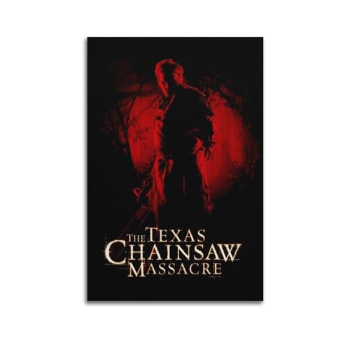 TOEWOE The Texas Chainsaw Massacre (2003) Klassisches Horror-Film-Poster, Wandkunst, um Ihr Zimmer aufzuwerten, ästhetischer Bild, Leinwanddruck, 20 x 30 cm, ungerahmter Stil von TOEWOE